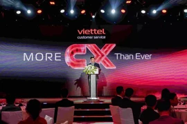 Do Minh Phuong, Deputy General Director of Viettel Group addresses the launching ceremony of Viettel Customer Service Co., Ltd (Photo: Viettel)