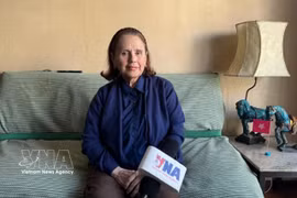 Poldi Sosa Schmidt, Chairwoman of the Argentina-Vietnam Culture Institute. (Photo: VNA)