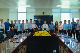 Representatives from the Airports Corporation of Vietnam (ACV) and Orbis, the world’s only flying eye hospital, during a working visit to Da Nang International Airport. (Photo courtesy of ACV)