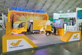 Vietnam Post's booth at the Autumn Fair 2025. (Photo: VNA)