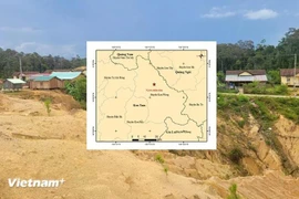 A 3.8-magnitude earthquake hits Kon Plong district of the Central Highlands province of Kon Tum in the morning of June 11 (Photo: VNA)