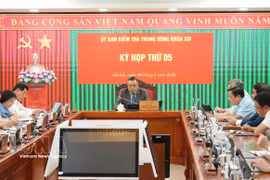 An overview of the fifth meeting of the Party Central Committee’s Inspection Commission (Photo: VNA)