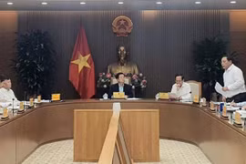 A the meeting to review preparations for Vesak 2025 in Hanoi on April 16. (Photo: VNA)