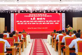 At the welcome ceremony (Photo: VNA)