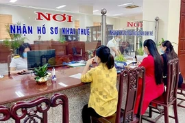 At a tax office in Hanoi (Photo: VNA)