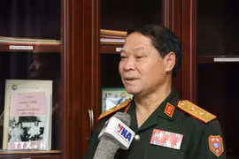 Lieutenant General Vongsone Inpanphim, Director of the General Department of Politics of the Lao People's Army and Deputy Minister of National Defence. (Photo: VNA)
