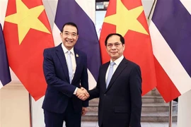 Deputy Prime Minister and Minister of Foreign Affairs Bui Thanh Son (R) and Thai Minister of Foreign Affairs Maris Sangiampongsa (Photo: VNA)