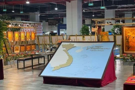 A corner at the exhibition "Vietnam Hanh Phuc" (Happy Vietnam). (Photo vietnamplus.vn)