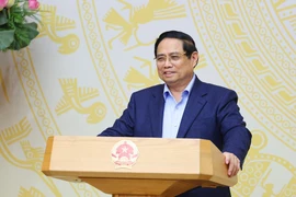 Prime Minister Pham Minh Chinh addresses the 7th meeting of the Government’s Steering Committee for reviewing and untangling knots in the legal document system on January 17 (Photo: VNA)