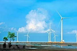 The Ky Anh wind power plant project will have a designed capacity of up to 400 MW, expected to generate approximately 1,053.3 GWh of electricity annually, equating to a capacity factor (Cf) of 30.1%. (Illustrative photo: VNA)