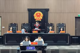 The Hanoi People’s Court on July 11 issues verdicts for 41 defendants in a major corruption case involving real estate firm Phuc Son Group JSC and senior former provincial officials. (Photo: VNA)