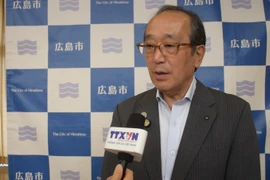 Mayor of Hiroshima Kazumi Matsui expresses deep appreciation for Vietnam’s active participation in the “Mayors for Peace” movement of Japan. (Photo: VNA)