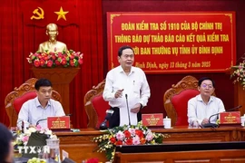 National Assembly Chairman Tran Thanh Man addresses the meeting (Photo: VNA)