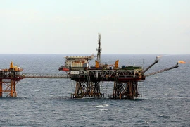 Oil rigs operated by Vietsovpetro at the Bach Ho oil field. (Photo: VNA)