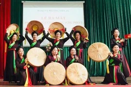 A performance of Quan Ho Bac Ninh folk songs (Photo: VietnamPlus)