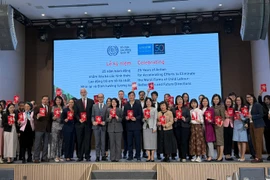 Delegates at the ceremony marking Vietnam’s ratification of ILO Convention No. 182 on the Worst Forms of Child Labour in Hanoi on December 17. (Photo: VietnamPlus)