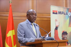 Manuel Domingos Augusto, Politburo member and Secretary in charge of external relations of the People's Movement for the Liberation of Angola (MPLA) Central Committee. (Photo: VNA)
