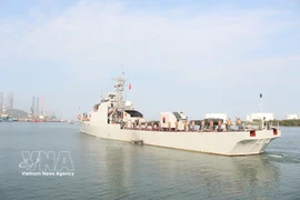Ship 17 of Brigade 171 under Naval Region 2 of the Vietnam People’s Navy. (Photo: VNA)