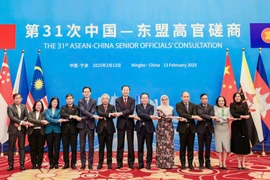 Participants at the 31st ASEAN – China Senior Officials' Consultation held in Ningbo city, China's Zhejiang province, on February 12–13. (Photo: Ministry of Foreign Affairs)