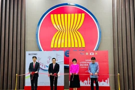 The opening ceremony of the August 11 photo exhibition on the 25th anniversary of the Initiative for ASEAN Integration (IAI) in Jakarta. (Photo: VNA)
