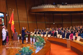Party General Secretary To Lam takes the oath of office as President of the Socialist Republic of Vietnam. (Photo: VNA)