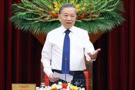 Party General Secretary To Lam speaks at the meeting with the Standing Board of the VAPE Central Committee on September 16, 2025. (Photo: VNA)