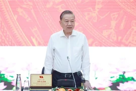 Party General Secretary To lam speaks at the meeting (Photo: VNA)