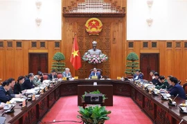 PM Pham Minh Chinh speaks at the meeting. (Photo: VNA)