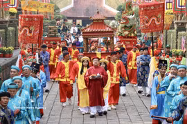 A tribute to Hung Kings in Ho Chi Minh City (Photo: VNA)