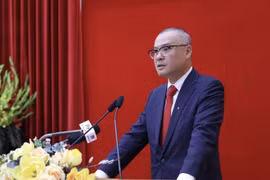 New Secretary of the Phu Tho provincial Party Committee Pham Dai Duong speaks at the event on January 9. (Photo: VNA)