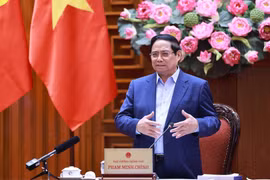 PM Pham Minh Chính speaks at the meeting (Photo: VNA)