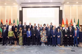 Delegates at the ceremony marking the 63rd Africa Day (May 25, 1963 – 2026) in Hanoi on May 22. (Photo: VNA)