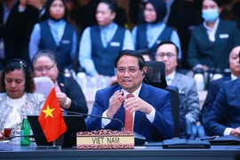PM Pham Minh Chinh speaks at the summit (Photo: VNA)