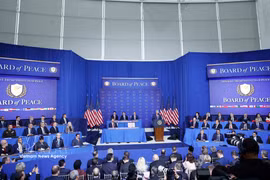 The inaugural meeting of the Gaza Board of Peace in Washington D.C, the US (Photo: VNA)