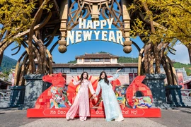 The ticket policy allows families to enjoy a more flexible and fulfilling spring holiday at Ba Na during Tet 2026 (Photo: Sun Group)