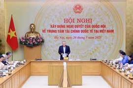 Deputy Prime Minister Nguyen Hoa Binh speaks at the conference (Photo: VNA)