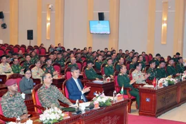 Delegates attend the closing ceremony of the 2025 Vietnam–India bilateral army exercise on United Nations peacekeeping operations on November 27 (VNA)