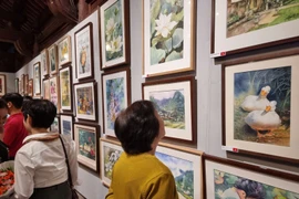 International watercolour painting exhibition opens in Hanoi