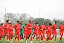Coach Kim Sang-sik has finalised the list of 23 Vietnamese players for 2025 ASEAN U23 Championship in Indonesia. (Photo courtesy of the VFF)