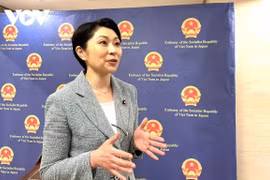 Obuchi Yuko, newly-elected Chairwoman of the Japan-Vietnam Parliamentary Friendship Alliance. (Photo: vov.vn)