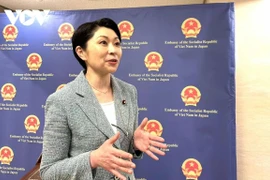 Obuchi Yuko, newly-elected Chairwoman of the Japan-Vietnam Parliamentary Friendship Alliance. (Photo: vov.vn)