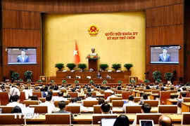 Prosecutor General of the Supreme People's Procuracy Nguyen Huy Tien speaks at the National Assembly's 9th session. (Photo: VNA)