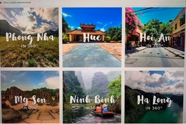 Popular destinations in Vietnam. (Photo: VietnamPlus)