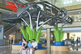 A lobby at Bali International Hospital, (Photo: channelnewsasia)