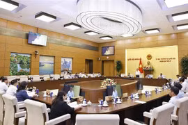 The National Assembly (NA) Standing Committee convenes its 47th session in Hanoi on July 10. (Photo: VNA)