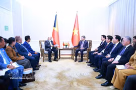 Prime Minister Le Minh Hung meets with Prime Minister Xanana Gusmão of Timor-Leste on May 7, 2026 on the sidelines of the 48th ASEAN Summit in Cebu, the Philippines (Photo: VNA)