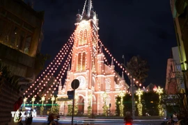 Tan Dinh Church in Ho Chi Minh City before the Christmas (Photo: VNA)