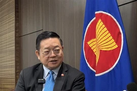 ASEAN Secretary-General Kao Kim Hourn in an interview granted to the Vietnam News Agency (Photo: VNA)