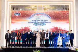 The Global Coffee Alliance (GCA) is launched in Hanoi on March 26. (Photo: VietnamPlus)