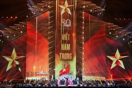 At a concert marking Vietnam's 80th National Day (Photo: VNA)